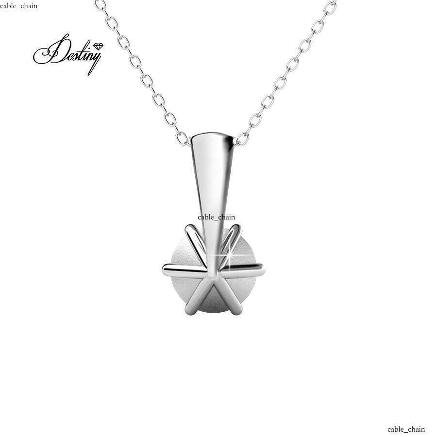 Colorful 12-Month Birthstone Pendant Daisini Embellished with Crystals 925 Sterling Silver Charm Necklace