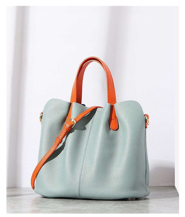 Luxury Shoulder Bags Tote Commuter Large Capacity Top Layer Cowhide High End Feel Crossbody Handbag Genuine Leather Women S Bag SENYY