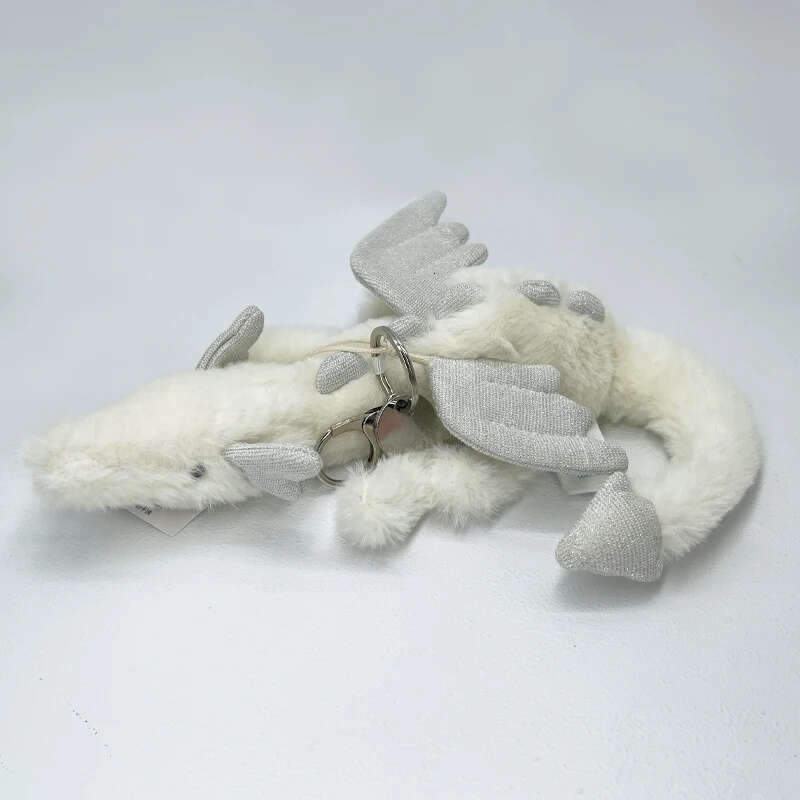 Marshmallow Cherry Bag Charm, Turtle Plush Toy, Croissant Keychain, Little Penguin Charm 26Y0212