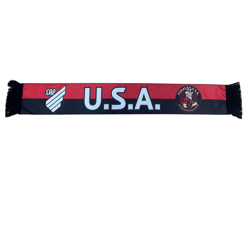 Custom made CAP FURACAO USA Scarf Banner Double Sides 18*125cm Size Polyester Scarf home & garden flag Festive gifts