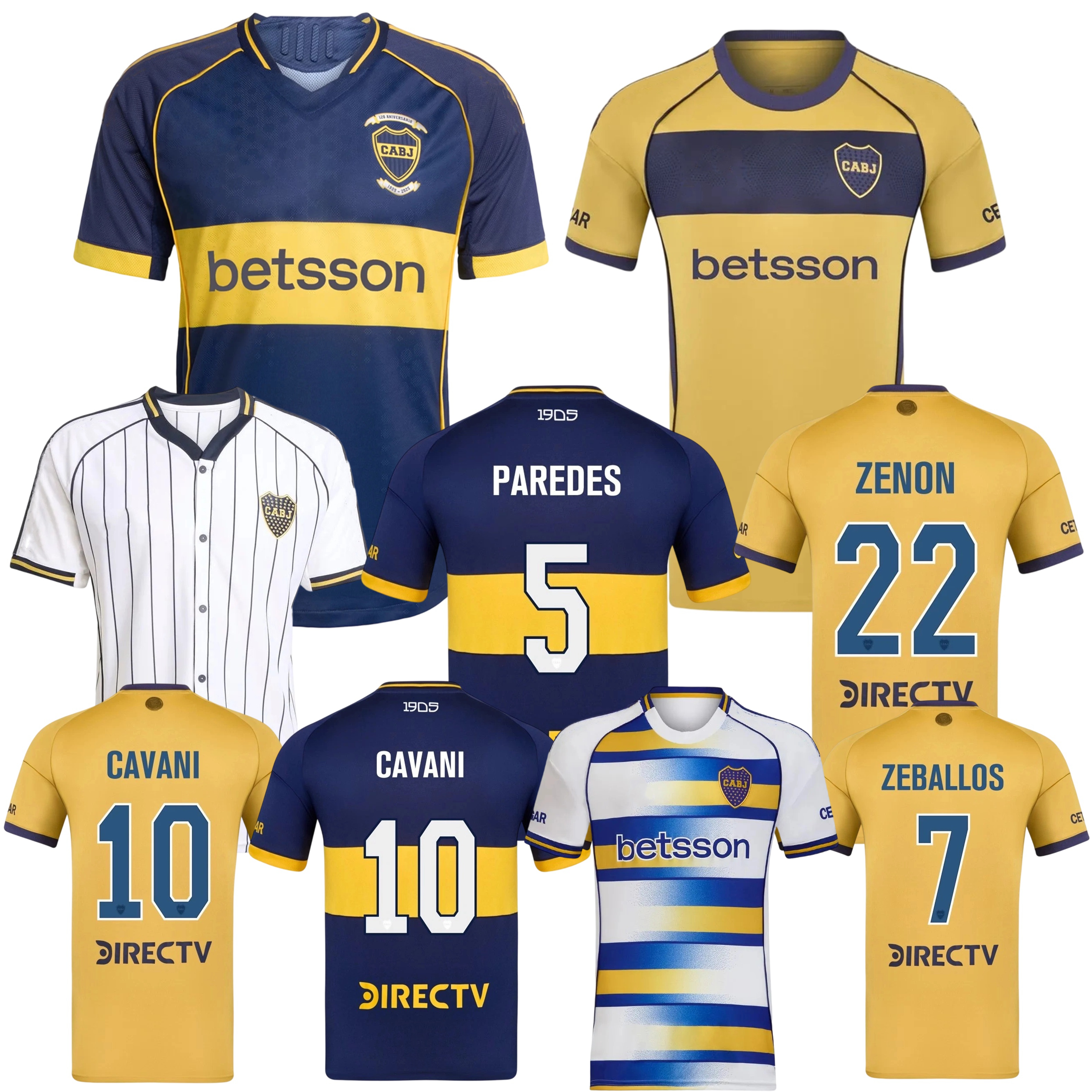 2026 Boca Juniors soccer Jerseys Home Away third 26 27 Paredes Cavani MERENTIEL football shirts size S-4XL