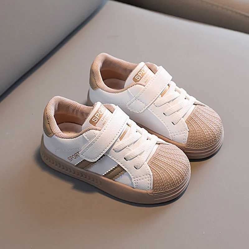Iconic Shell Toe, Dual Closure, Retro Stripes, Non-Slip Outsole, Breathable Children's Casual Shoes for Boys & GirlsT260212