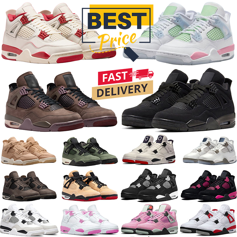 Designer 4 4s Basketball shoes 4s Valentines Day Lemonade Cave Stone 4s Comic Cozy Girl Worn Blue Black Cat Sport Trainers for Men and Women