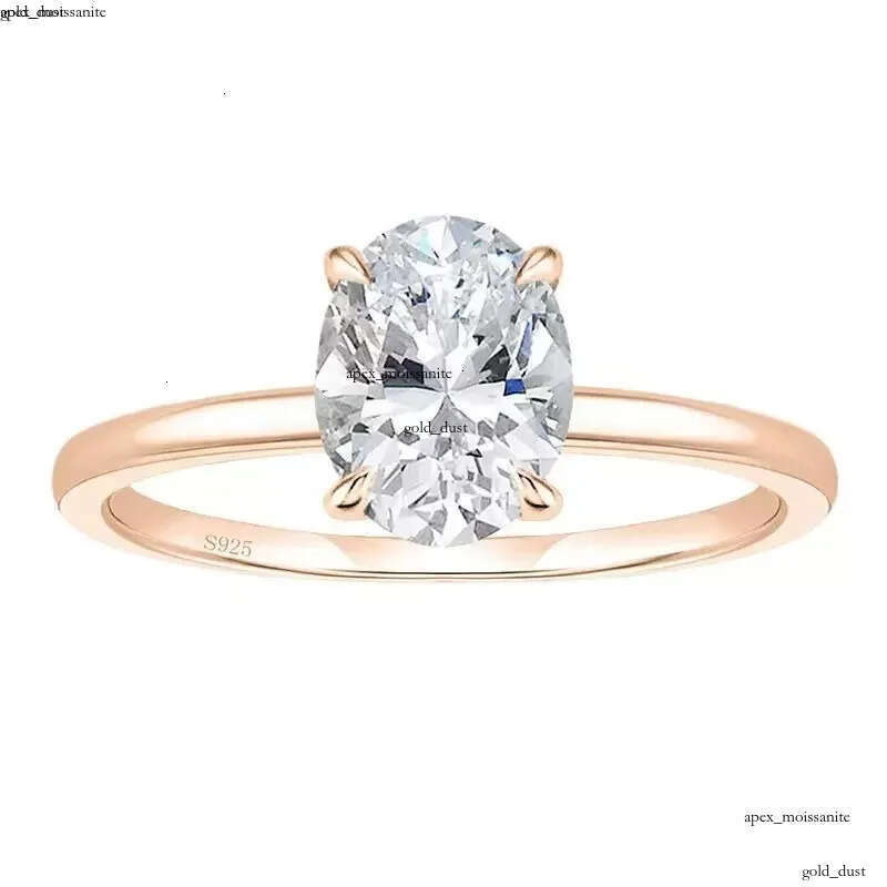 Custom Vvs Lab Grown Created Diamond Band Women Set 10K 14K 18K Solid Gold Cured Eternity Wedding Ring Fine Jewelry 00