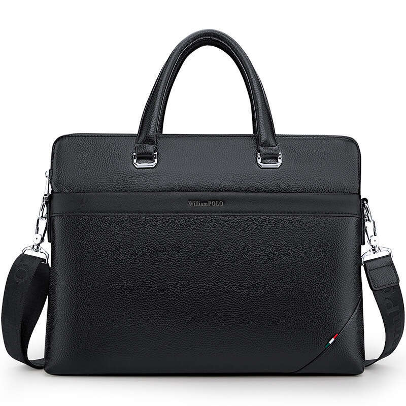 Luxury Shoulder Bags Totes Hobo King Paul Men S Briefcase New Genuine Leather Inch Laptop Handbag Business High End Crossbody Bag SENYY