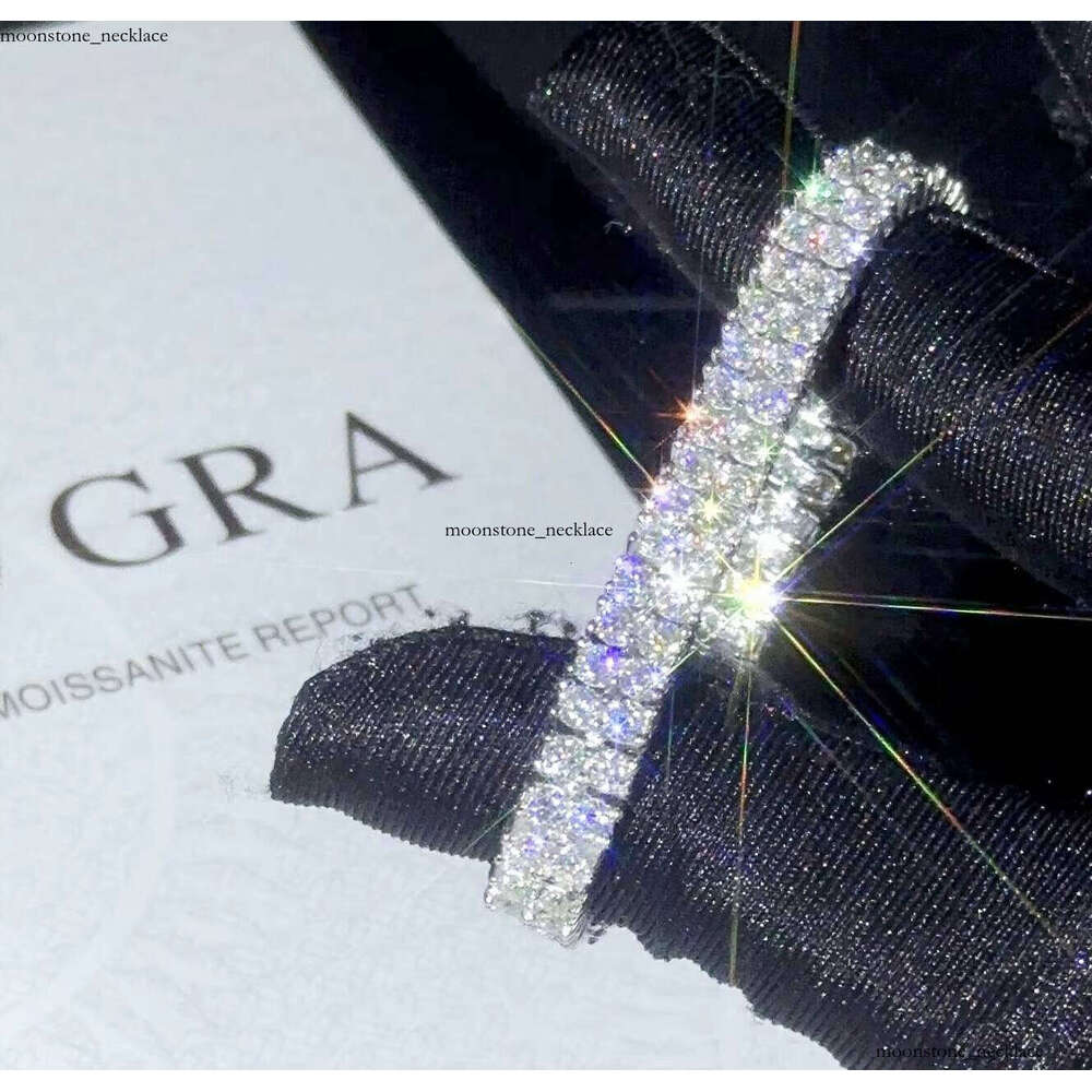 Luxury 925 Sterling Silver Tennis Bracelet for Men and Women 2mm-6mm VVS Lab-Grown Silicon VVS Moissanite Fashion Jewelry