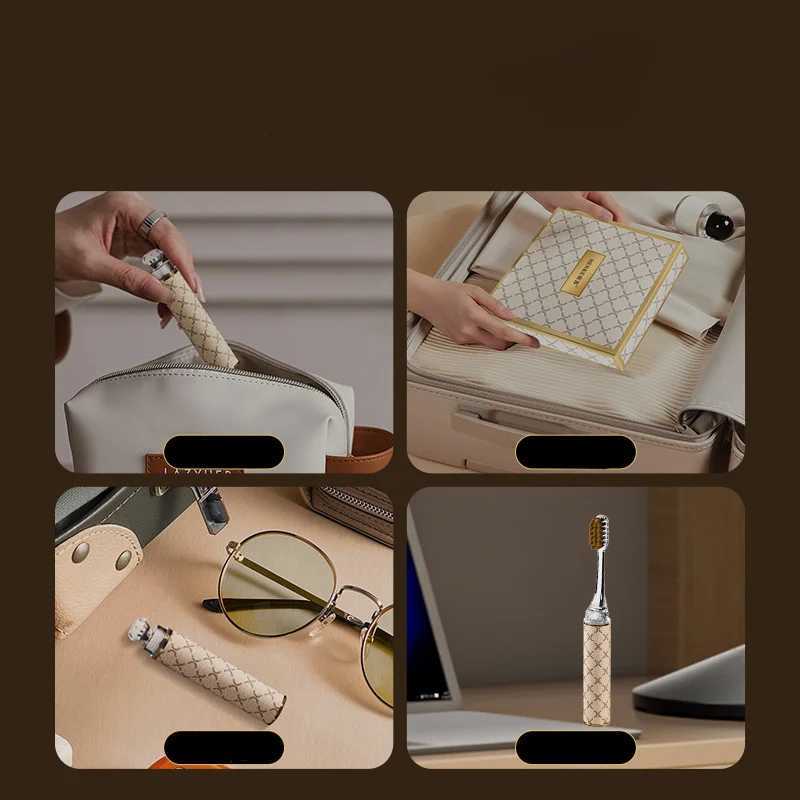 4PCS/BOX Platinum Lipstick Toothbrush Highly Efficient Cleaning Ultra Soft Comfortable Bristles Travel Portable Home Cleaning LuT260212