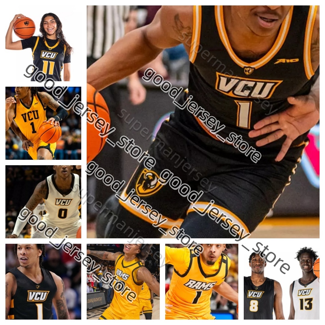 VCU Basketball Jersey Tobi Lawal Max Shulga Kuany Connor Odom Christian Fermin Joe Bamisile Obinnaya Okafor Stitched Custom VCUrams Jerseys good