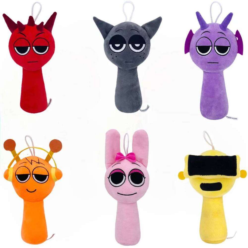 2026 New New Sprunki Plush Deamond Dr. Harrison Qurst Wenda Gray Soft Doll Peripherals Cute Birthday Gift Toys Game Kids 26Y0212 - view 4