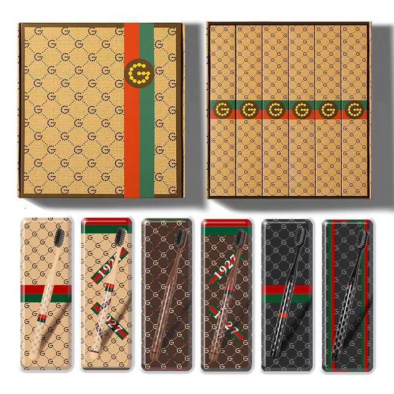 This 6-piece box of high-quality, lightweight toothbrushes features soft bristles and a luxurious design, making it ideal for home use by couples and 