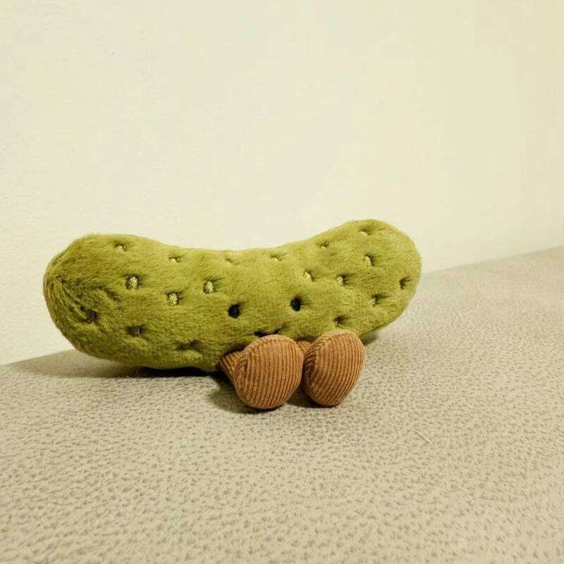 2026 New Cute Pickle Fun Stuffed Plush Toys Comfort Soothing Doll Exquisite Ornament Pillow Home Decorations Kawaii Girl Surprise Gi 26Y0212