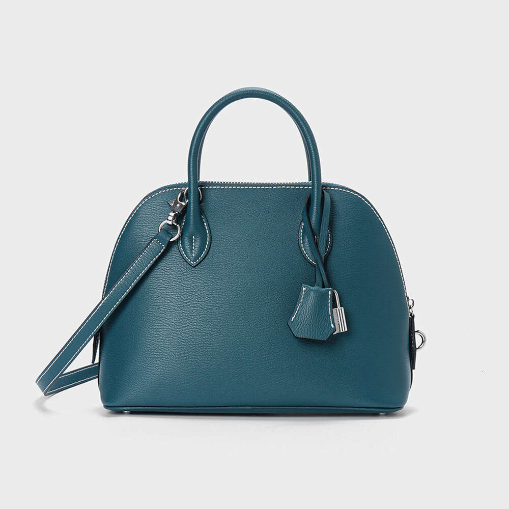 Luxury Shoulder Bags Genuine Leather Shell For Women New Model Light Luxury With A High End Feel Niche Handbag Crossbody Bowling Bag SENYY