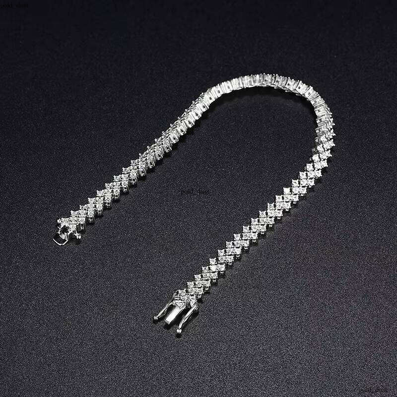 5.2mm VVS Moissanite Bracelet for Men and Women High-end Jewelry