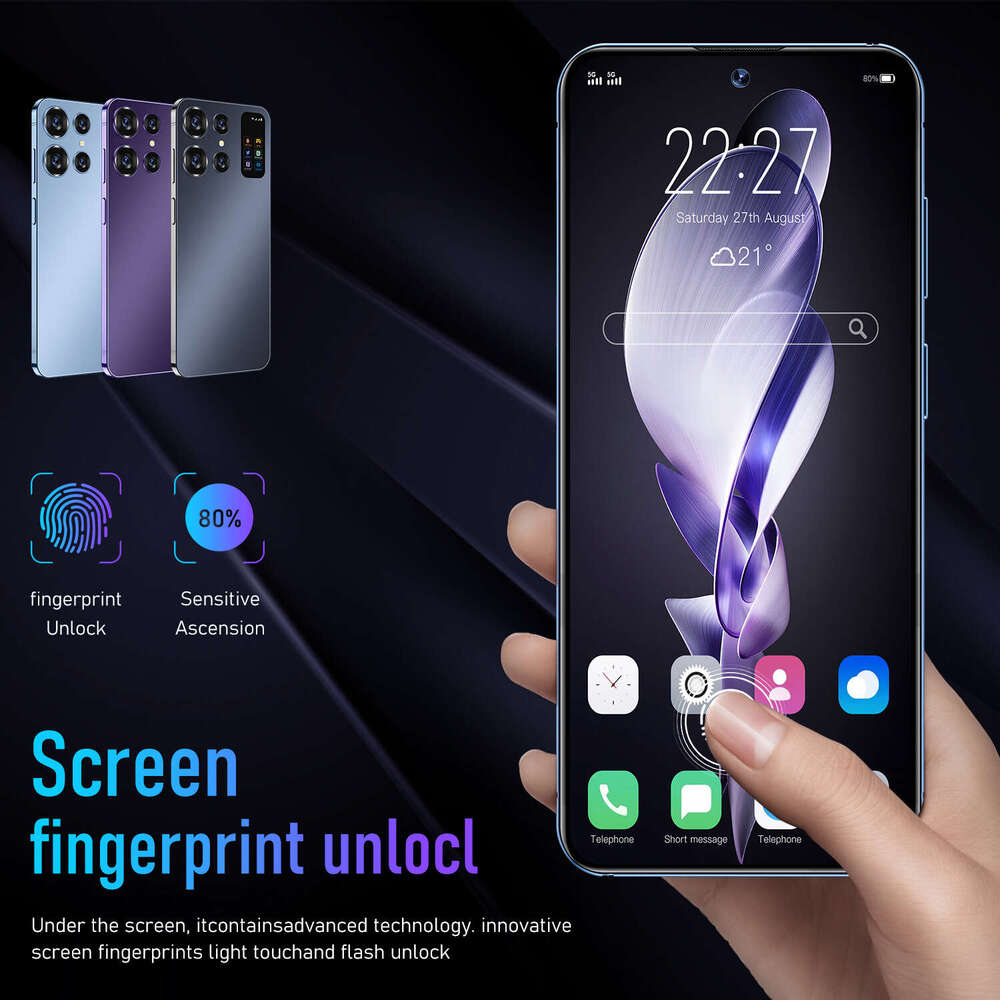 Famous Brand Cross Border Global Exclusive S Ultra Foreign Trade Phone With T Large Memory High Definition Screen Direct Factory Dropshipping Availabl