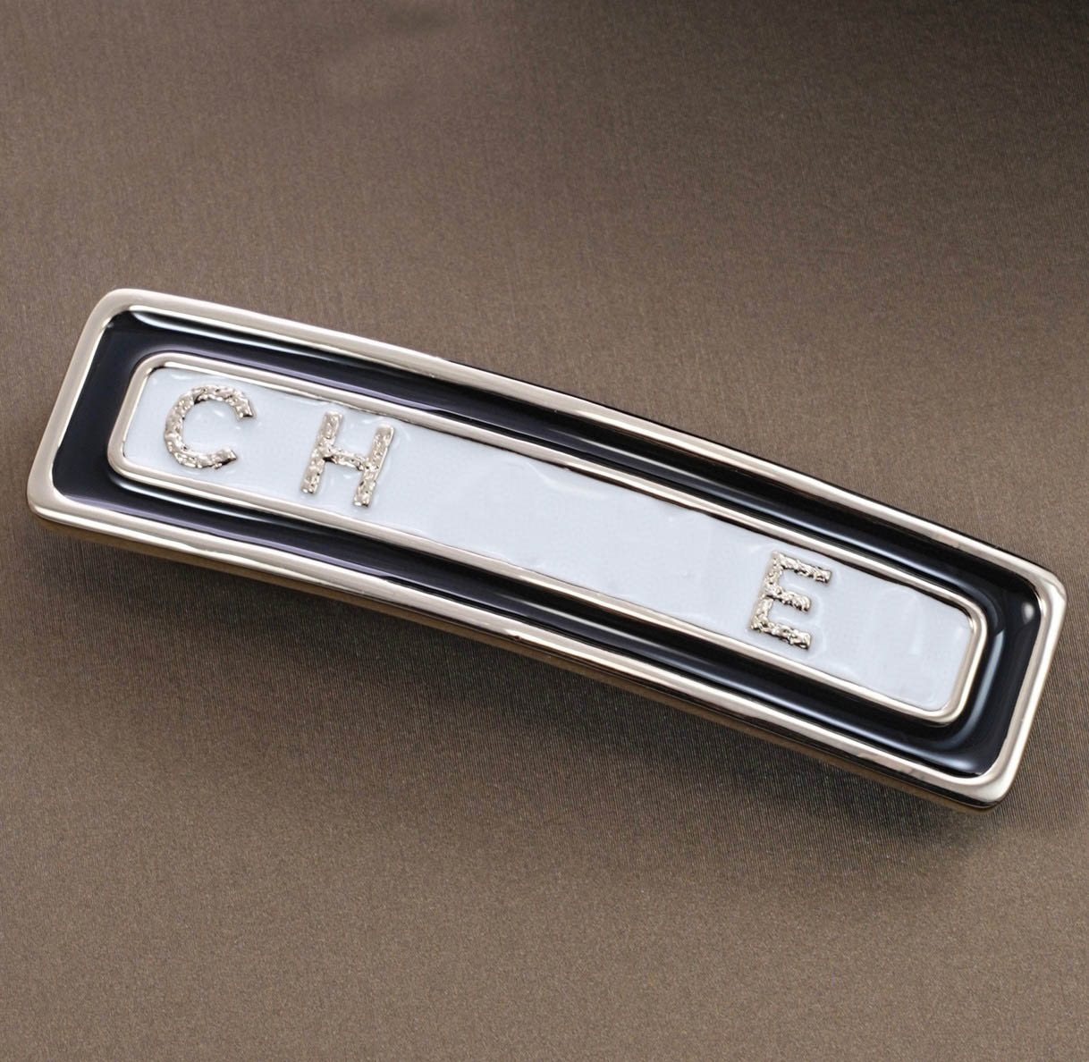 2026 Luxury quality charm opened bangle with words in 18k gold plated have stamp hair clip PS6404B