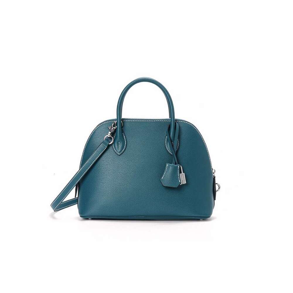 Luxury Shoulder Bags Genuine Leather Shell For Women New Model Light Luxury With A High End Feel Niche Handbag Crossbody Bowling Bag SENYY