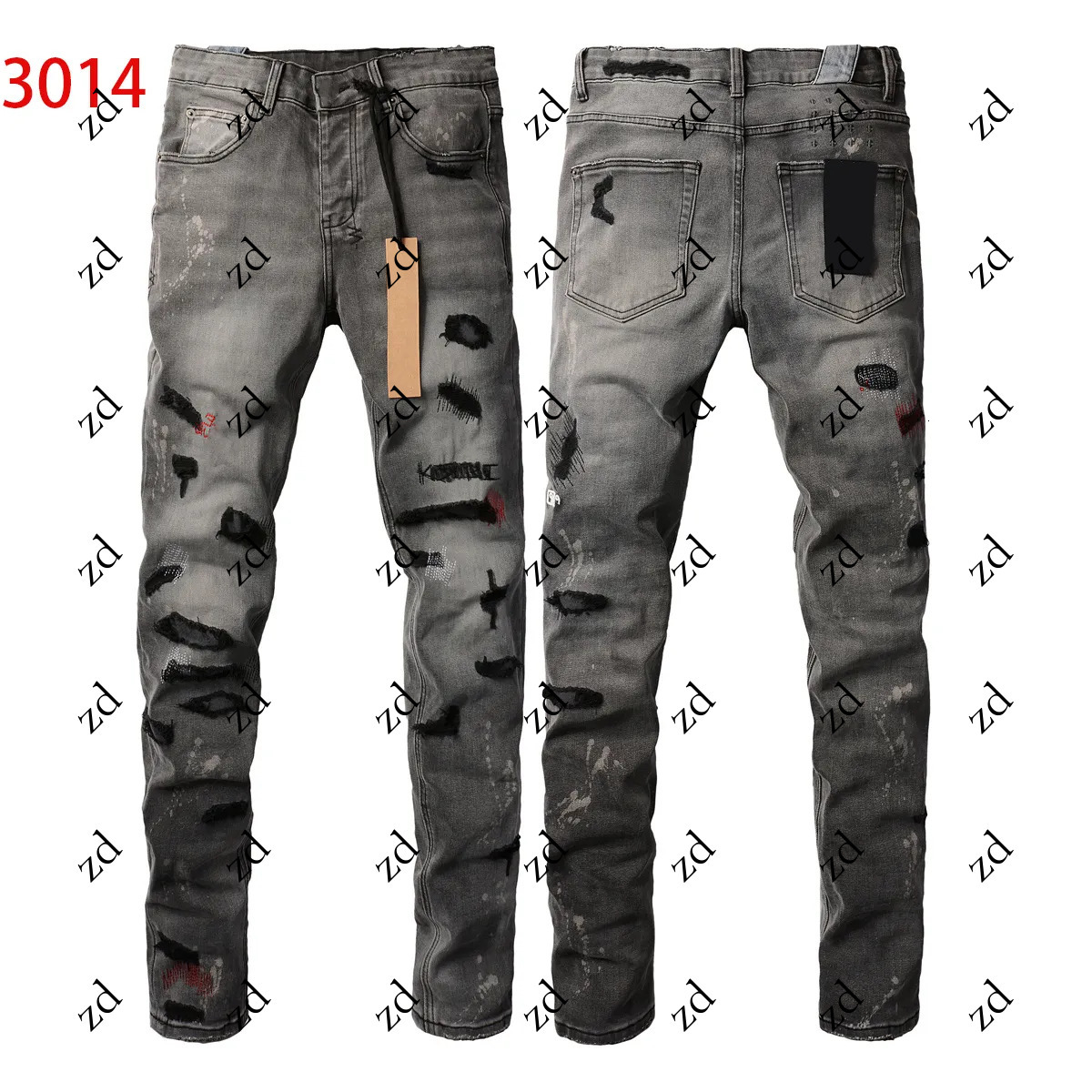 ksubi Men's Brand Denim ksubis High quality fashion men jeans designer pant distressed ripped biker size 28-40