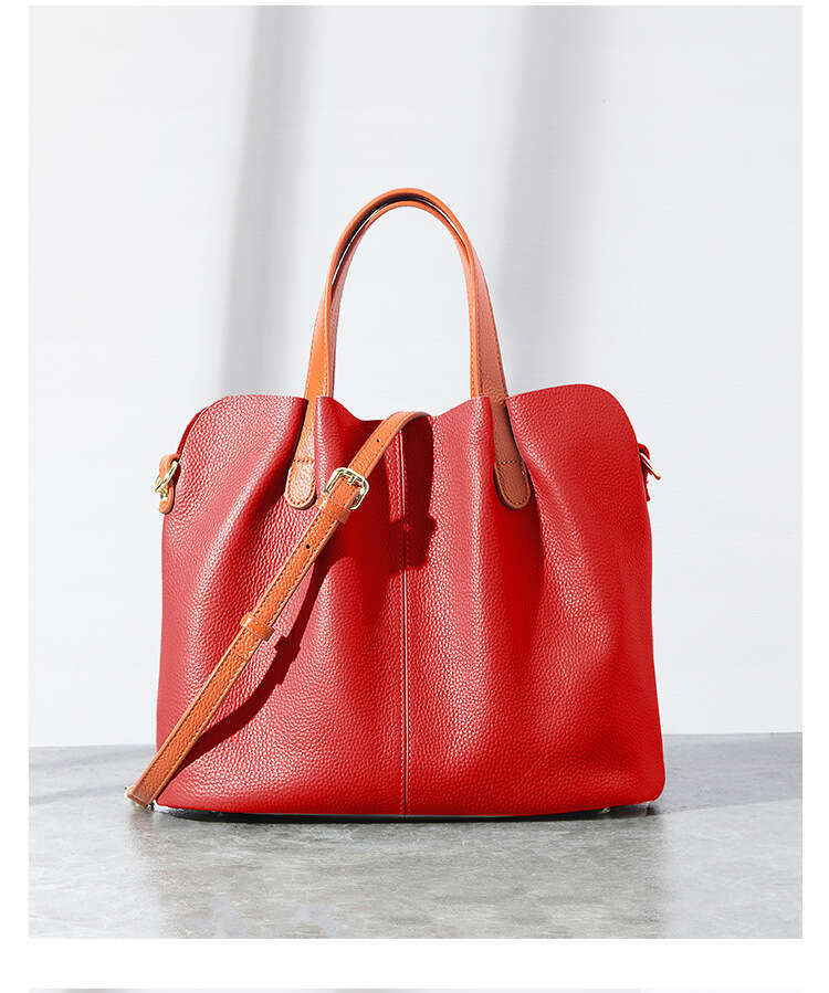 Luxury Shoulder Bags Tote Commuter Large Capacity Top Layer Cowhide High End Feel Crossbody Handbag Genuine Leather Women S Bag SENYY