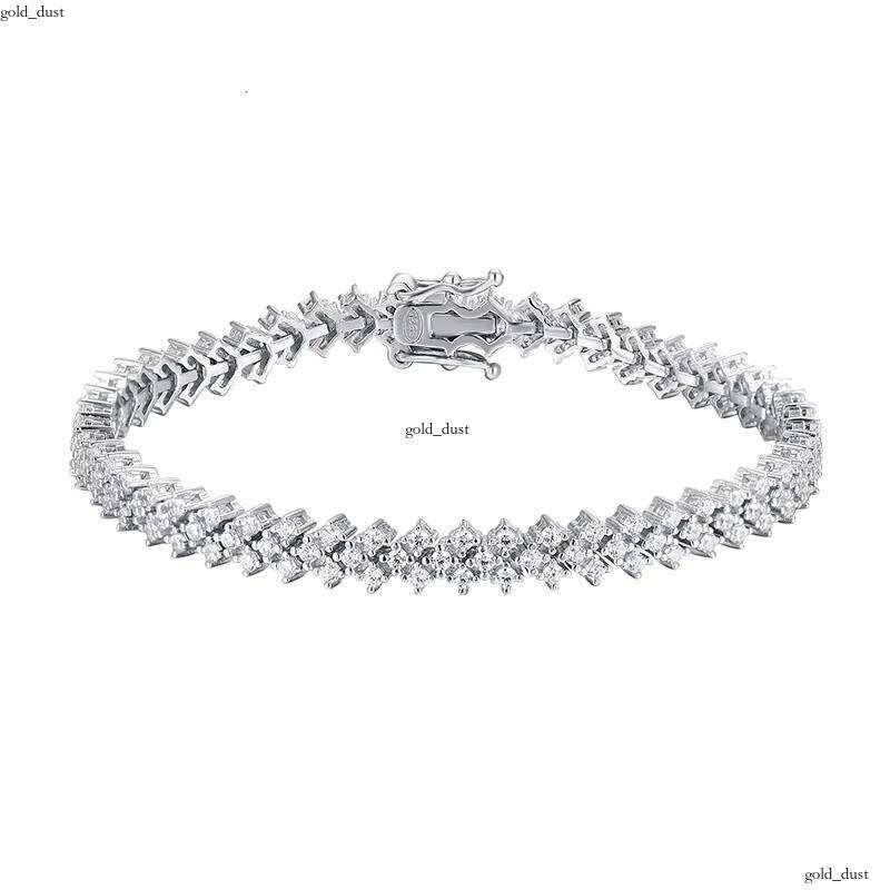 5.2mm VVS Moissanite Bracelet for Men and Women High-end Jewelry