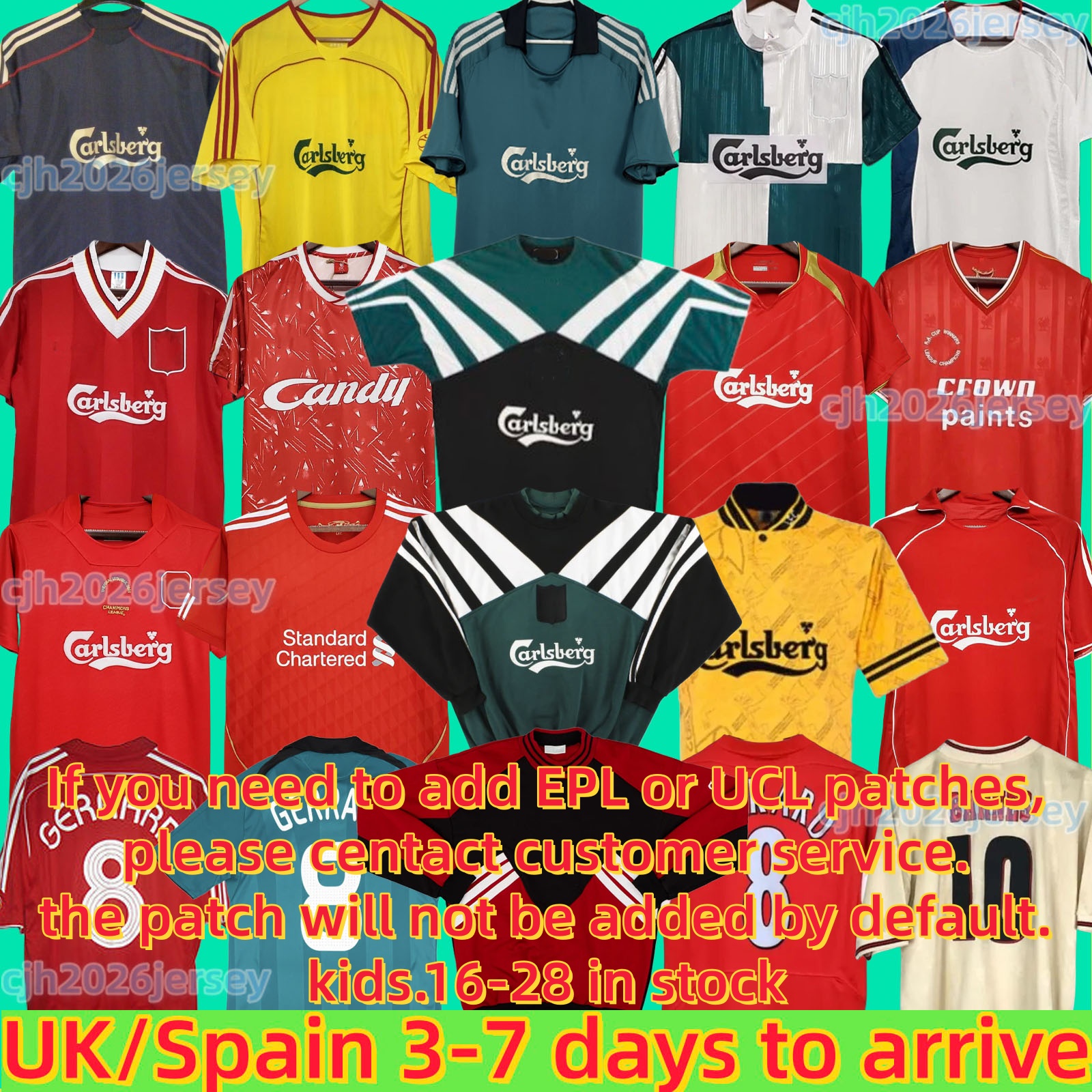 04 05 Retro Soccer Jersey Gerrard 1982 FOWLER DALGLISH Football Shirts TORRES 85 89 Maillot 06 07 Barnes 08 09 Rush 93 95 96 97 McMANAMAN 2010 2011 Alonso GK finals