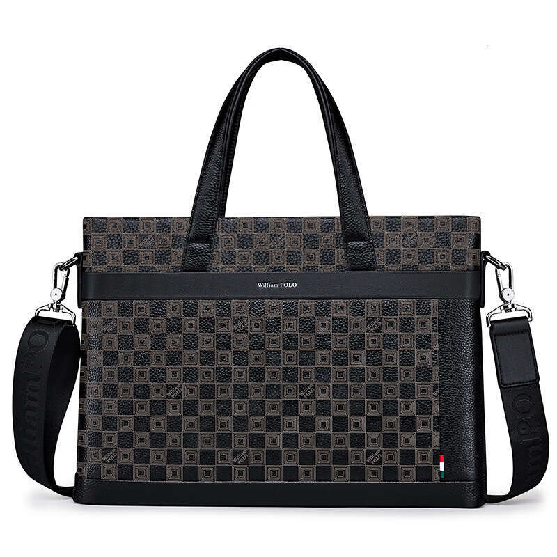 Luxury Shoulder Bags Totes Briefcase New Genuine Leather Men S Large Capacity Business Computer Bag Top Layer Cowhide SENYY