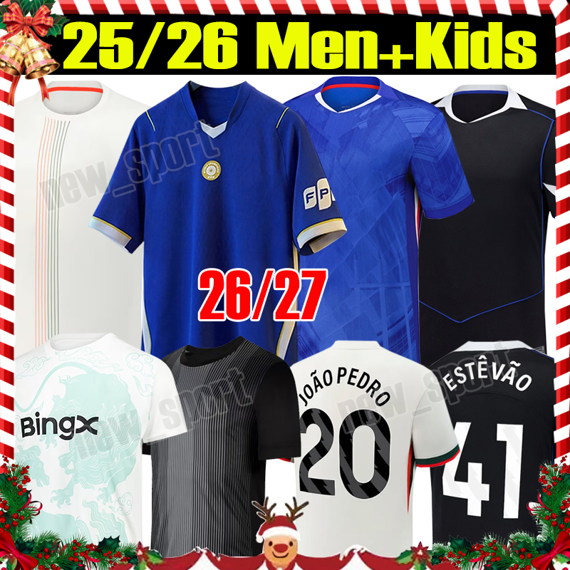 5XL 26/27 chelseasfc ESTEVAO PALMER Soccer Jerseys NETO chelase ENZO CAICEDO GARNACHO JOAO PEDRO GEORGE GITTENS CHALOBAH 2026 men kids Kit socks set Football Shirts