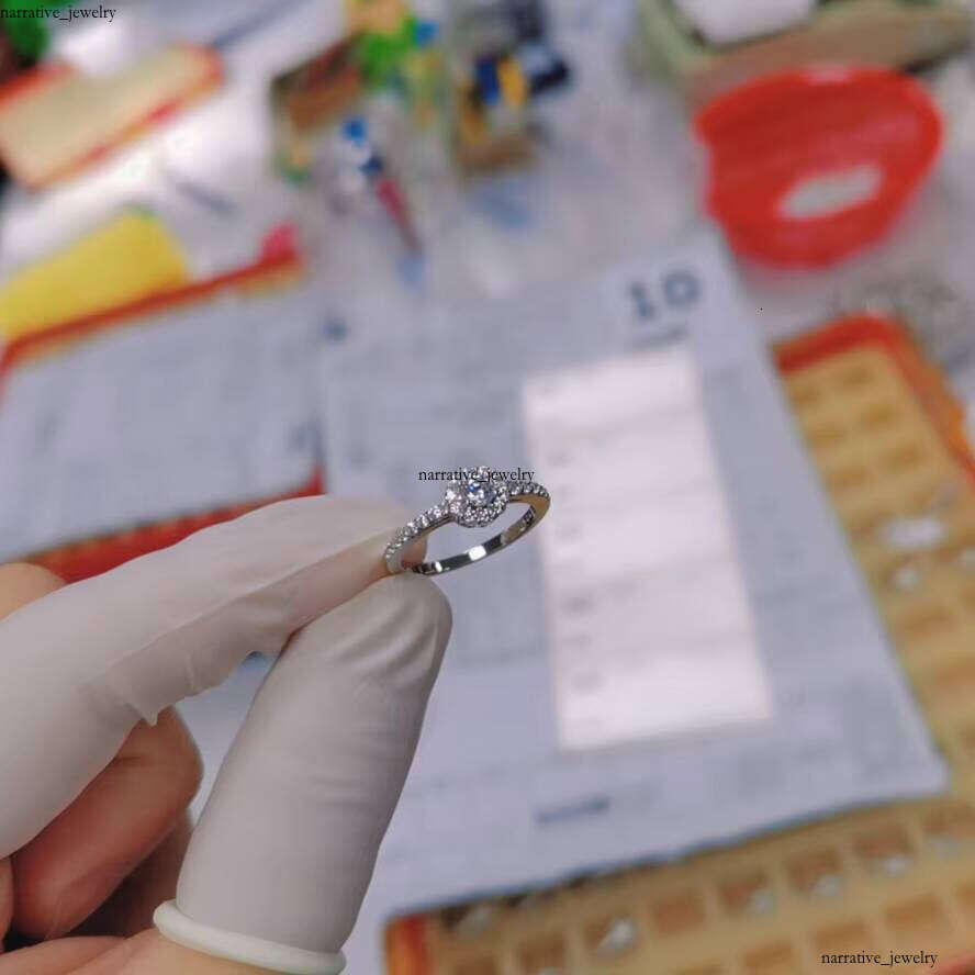 Custom High-Quality Eternal Promise Silicon Stone VVS Moissanite 925 Sterling Silver Women's Wedding Engagement Ring