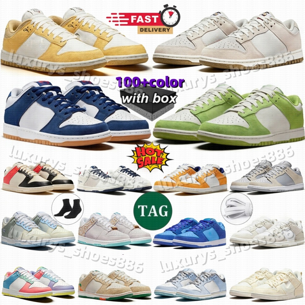 Basketball shoes men women designer sneakers Brown Vintage Green Diffused Panda Taupe Sail Orange Ivory Hyper Royal BlackSuede Casual outdoor sports trainers