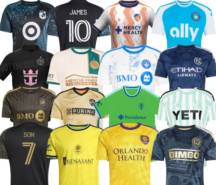 2026 AUSTIN ATLANTA CINCINNATI CHARLOTTE MIAMI LAFC GALAXY MONTREAL NYCFC LOUIS Nashville SEATTLE SOUNDERS 26 27 SOCCER JERSEYS