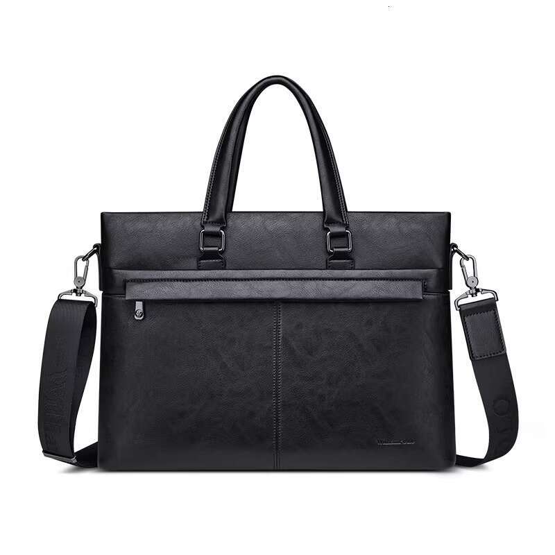 Luxury Shoulder Bags Totes Hobo King Inch Laptop Wear Resistant PU Document Bag Men S Briefcase SENYY