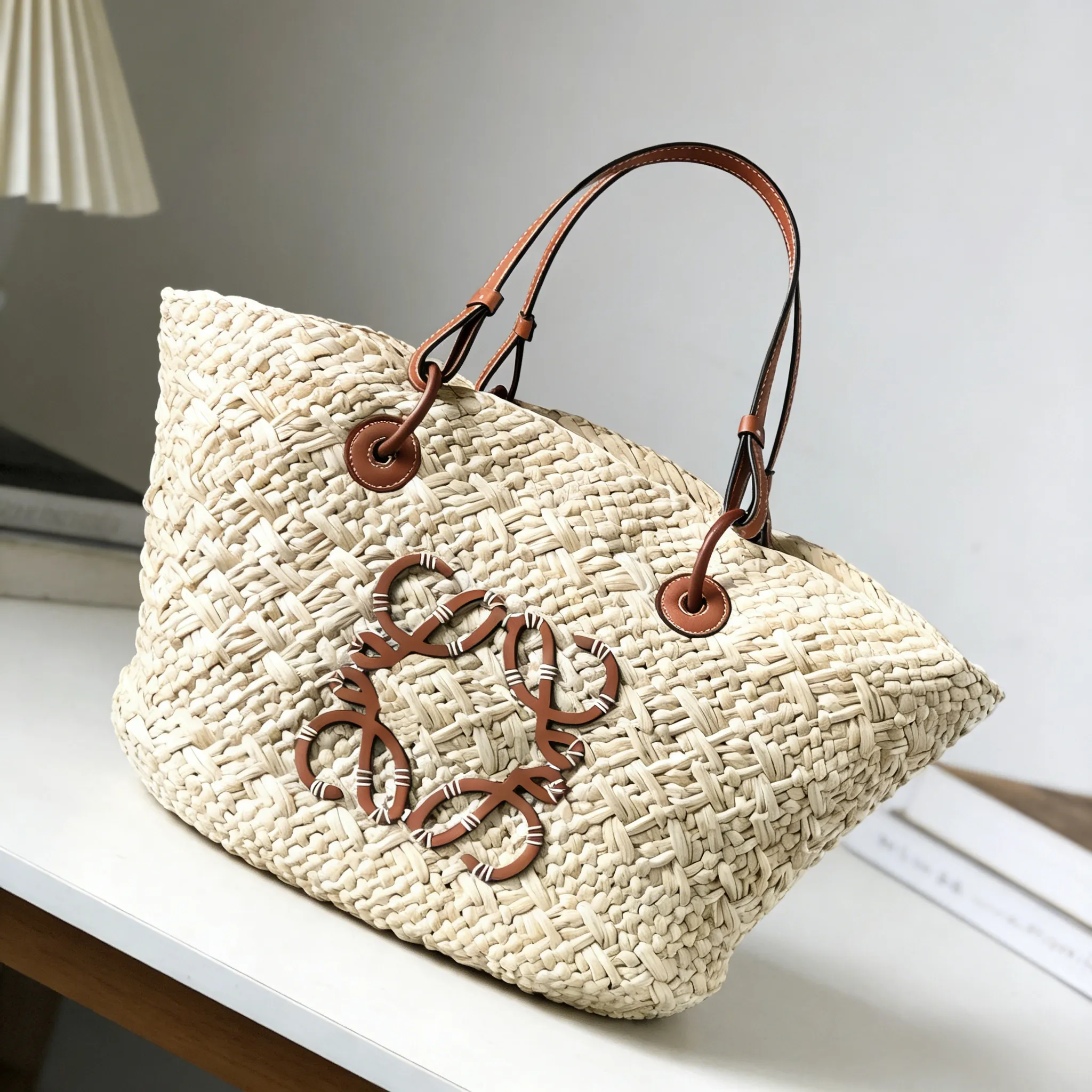 Designer Bag Beach Bag Luxury Bag Basket Fashion Knitting Totes Classic Handbags Large Capacity Women's Commuting High Quality Geometric Shopping Straw Bag
