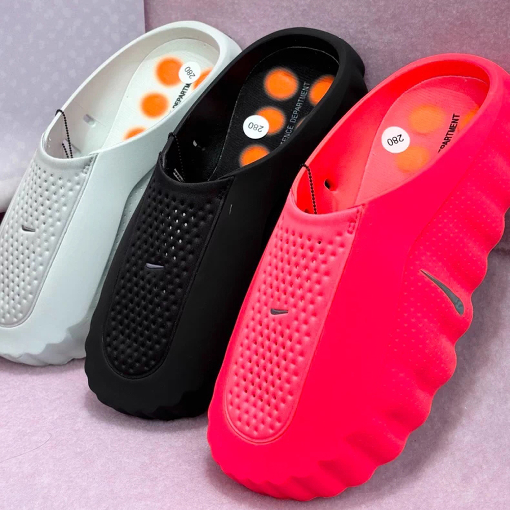 2026 Desginer Mind 001 Slide Slides Mind001 Slippers Soft Rubber Tech Comfortable Sandals Mules Clog Black Red Bone Light Smoke Grey Men Women Summer Shoes Size 36-45