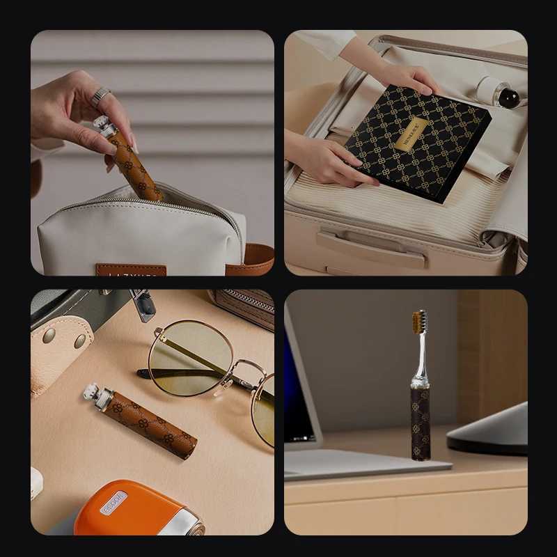 4pcs Gift Box Innovative Lipstick Handle Business Travel Home Adult Couple Soft-bristled High-Value ToothbrushT260212