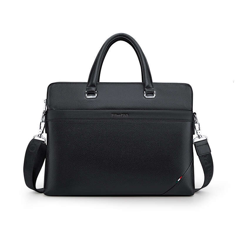 Luxury Shoulder Bags Totes Hobo King Paul Men S Briefcase New Genuine Leather Inch Laptop Handbag Business High End Crossbody Bag SENYY