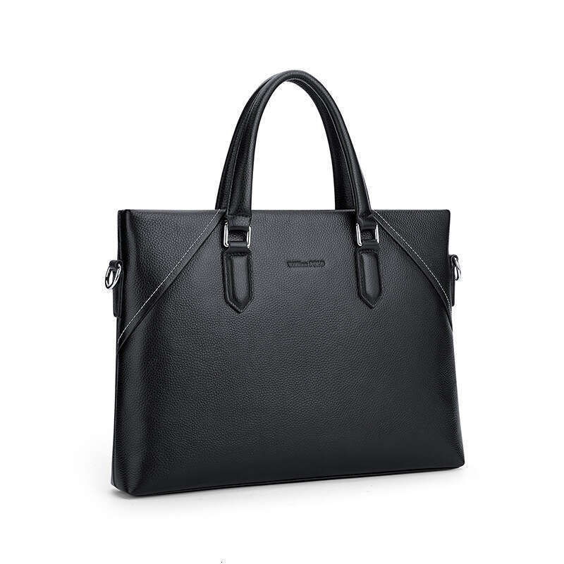 Luxury Shoulder Bags Totes Briefcase Genuine Leather Cowhide New Handbag Business Commuter Laptop Crossbody Men S Bag SENYY