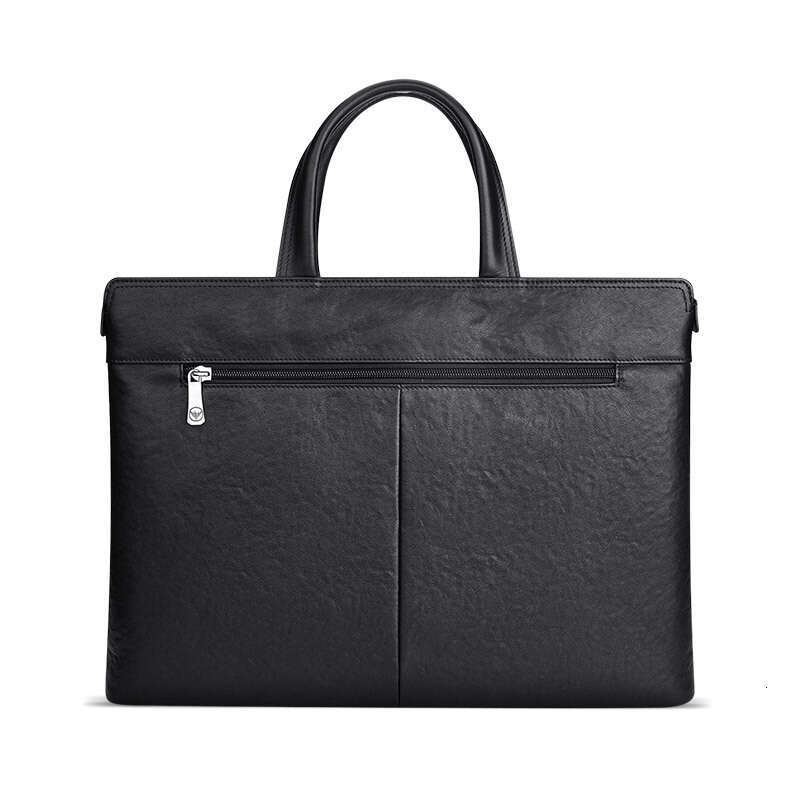 Luxury Shoulder Bags Totes Top Layer Cowhide Business Men S Handbag Crossbody Genuine Leather Briefcase Handheld Bag SENYY