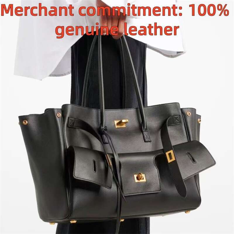 High capacity cowhide tote bag Womens mens Designer bags totes Luxury handbags crossbody Shoulder Bag BEL AIR CARRY ALL travel bag genuine leather shopping bags