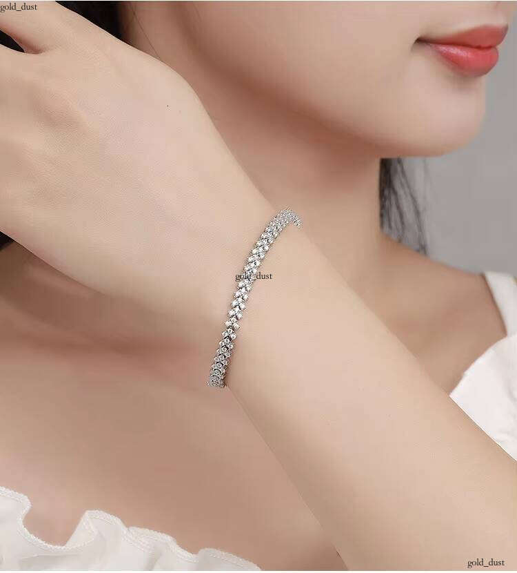 5.2mm VVS Moissanite Bracelet for Men and Women High-end Jewelry