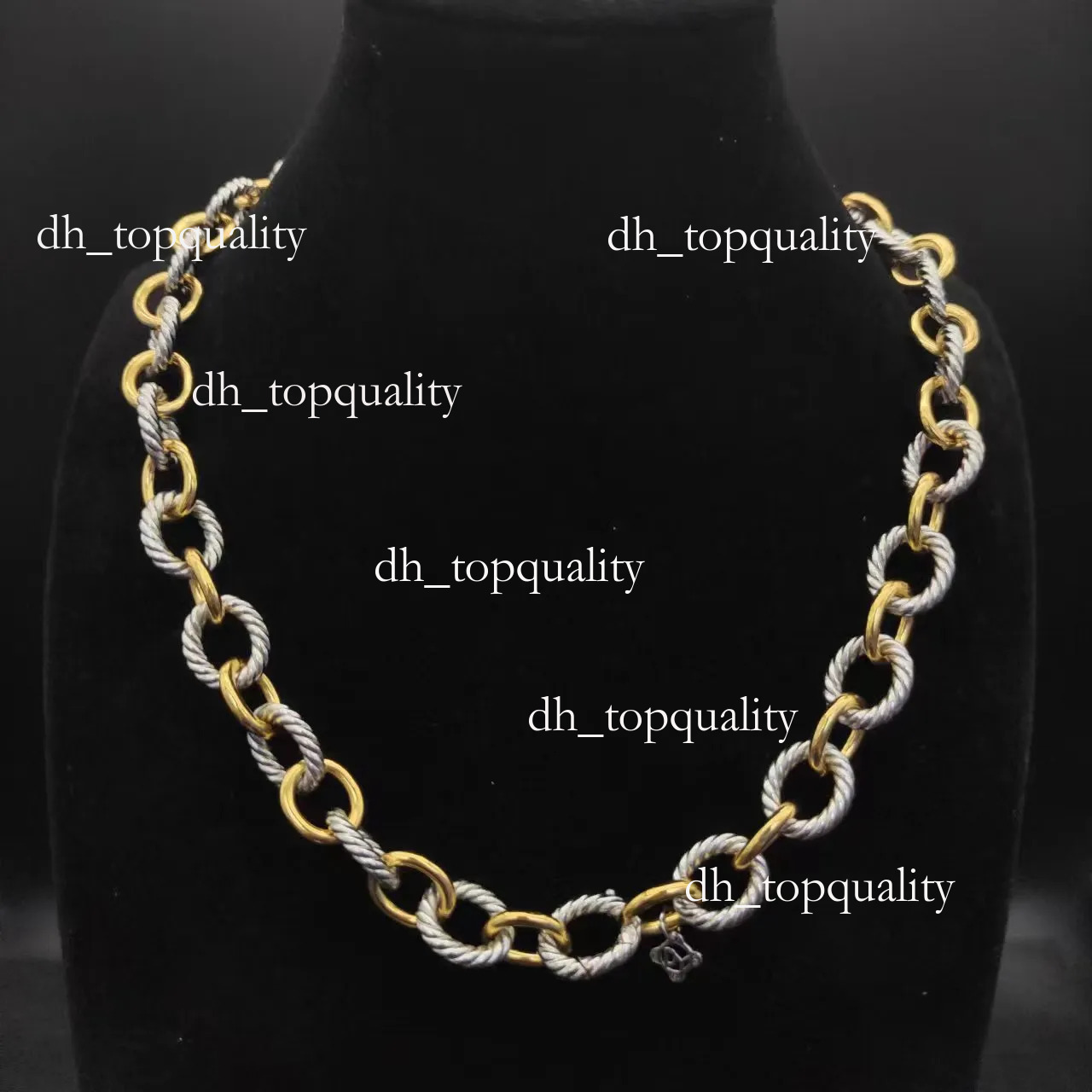 David Yurmon Luxury Chain Necklace Diamond Designer David Jewelry Classic Necklace Fashion Stainless Steeel Silver Gold Plated For Women Mens a92