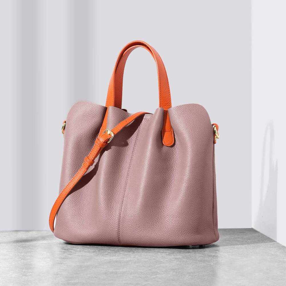 Luxury Shoulder Bags Tote Commuter Large Capacity Top Layer Cowhide High End Feel Crossbody Handbag Genuine Leather Women S Bag SENYY