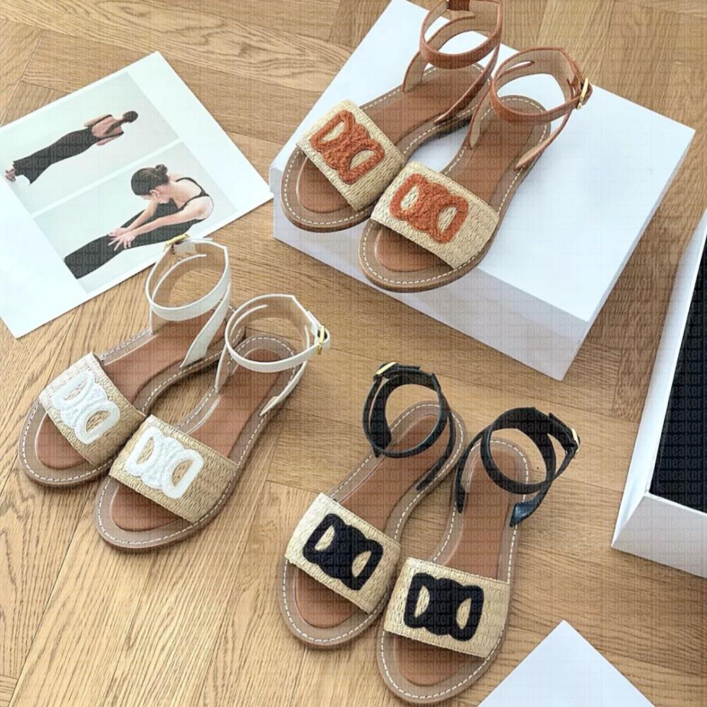 Designer Sandals Gladiator Sandal Slipper Women Leather Casual Shoes Luxury Beach Outdoors Flat Slide Summer Platform Sandale Pool Mule Loafer Lady Sliders