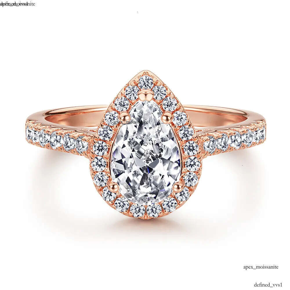 2025 New Vintage 925 Sterling Silver Zircon For Women Designer Jewelry Engagement And Wedding Ring Set 05