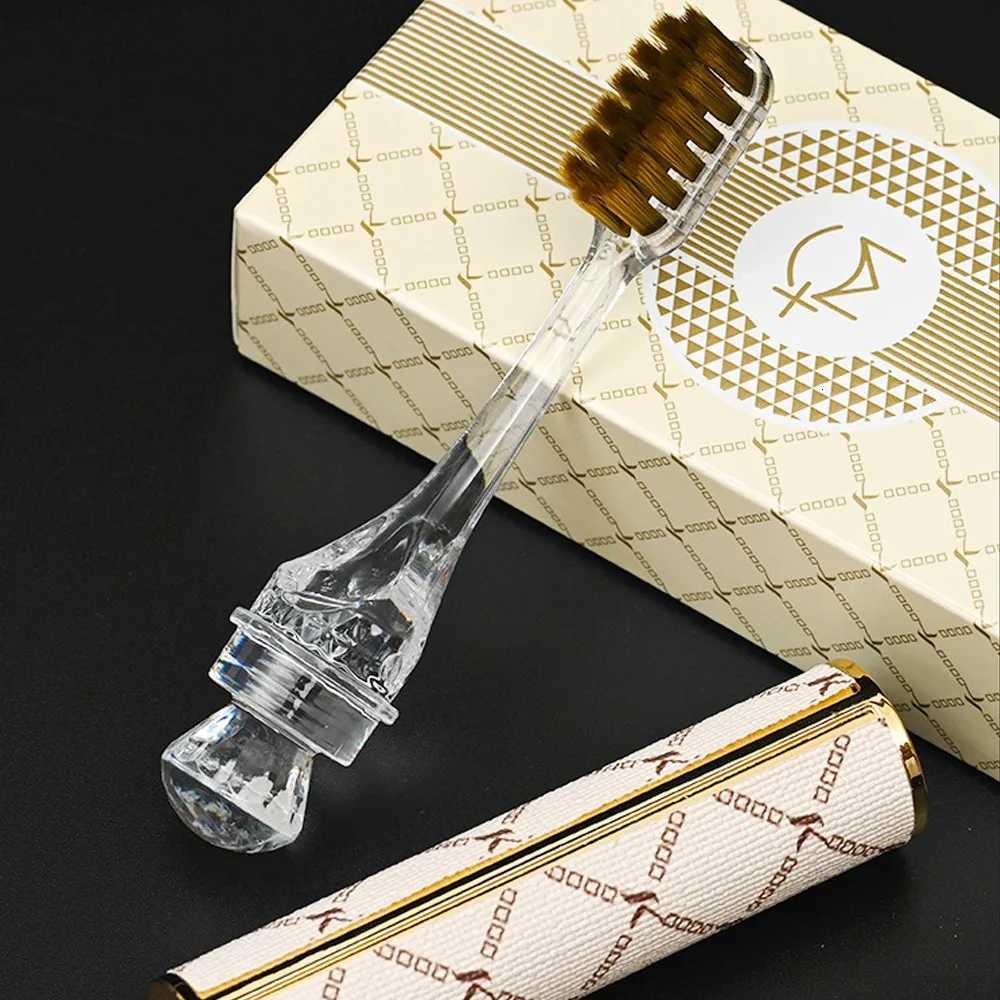 New Lipstick Shaped Toothbrush Detachable Ultra Soft Cleaning Teeth Portable Oral Care TravelT260212