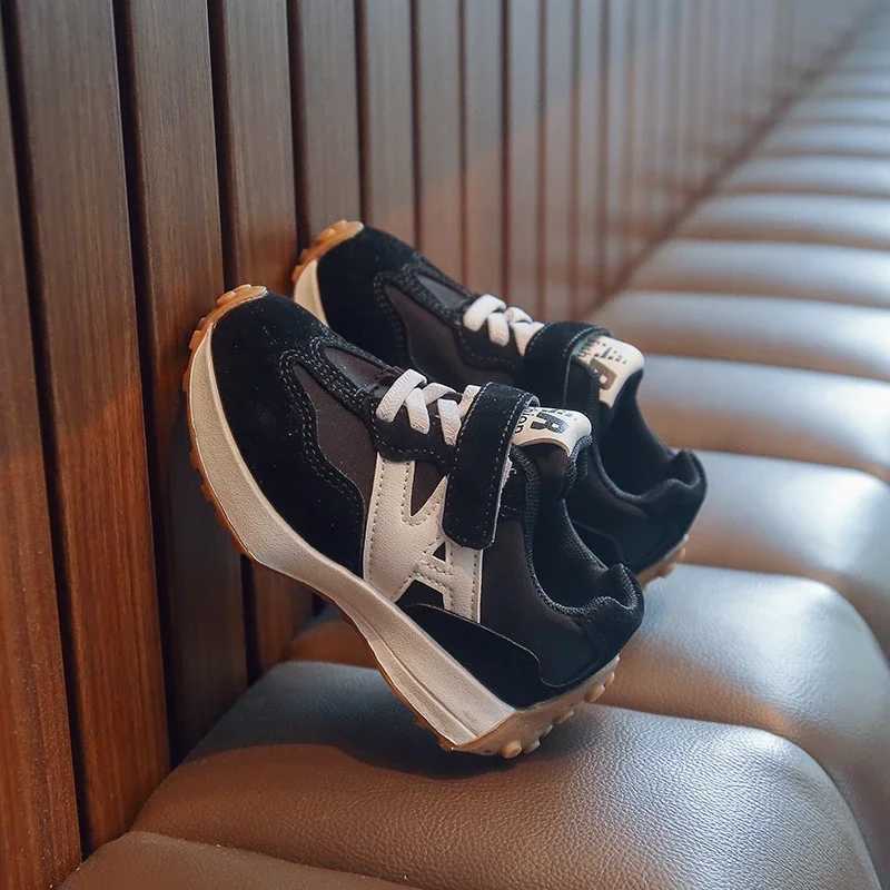 Kids' Retro Sneakers - Hook and Loop, Non-Slip, Lightweight, Comfortable Athletic Shoes for Boys and Girls, All-SeasonT260212