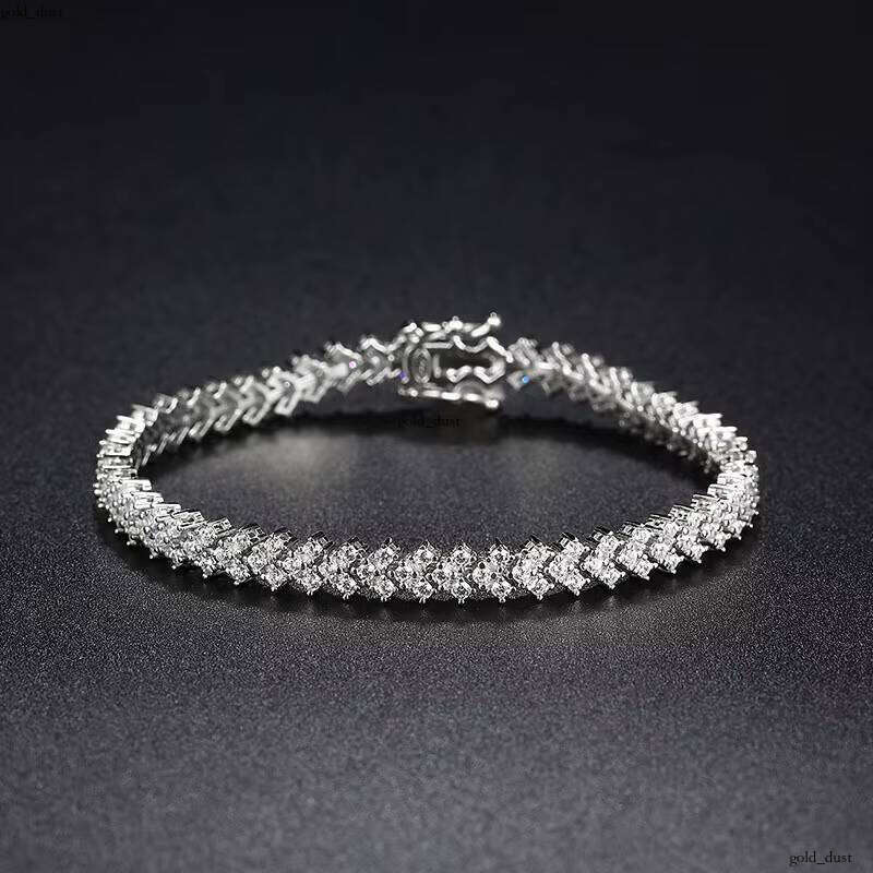5.2mm VVS Moissanite Bracelet for Men and Women High-end Jewelry
