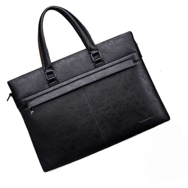 Luxury Shoulder Bags Totes Hobo King Inch Laptop Wear Resistant PU Document Bag Men S Briefcase SENYY
