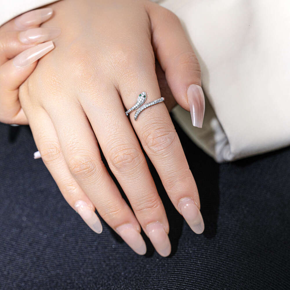 Multi-Layer Snake Personalized Light Luxury Adjustable Index Finger Ring For Women