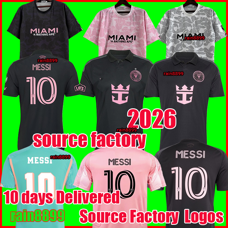 25 26 Fans Player Inters SUAREZ Earth Day Pre-Match MiamiS MESSIS Soccer Jerseys third 2024 2025 Sergio Jordi Alba football shirts PIZARRO Special men kids kit 2026
