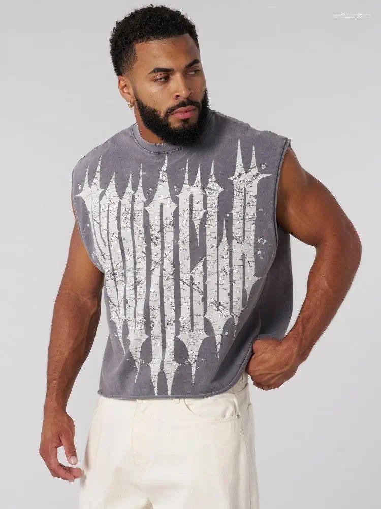 Men's T Shirts Brand Summer Gym Cotton Tank Top Sleeveless Shirt Man Bodybuilding Clothing Casual Fitness Workout Running Vest Sportswear
