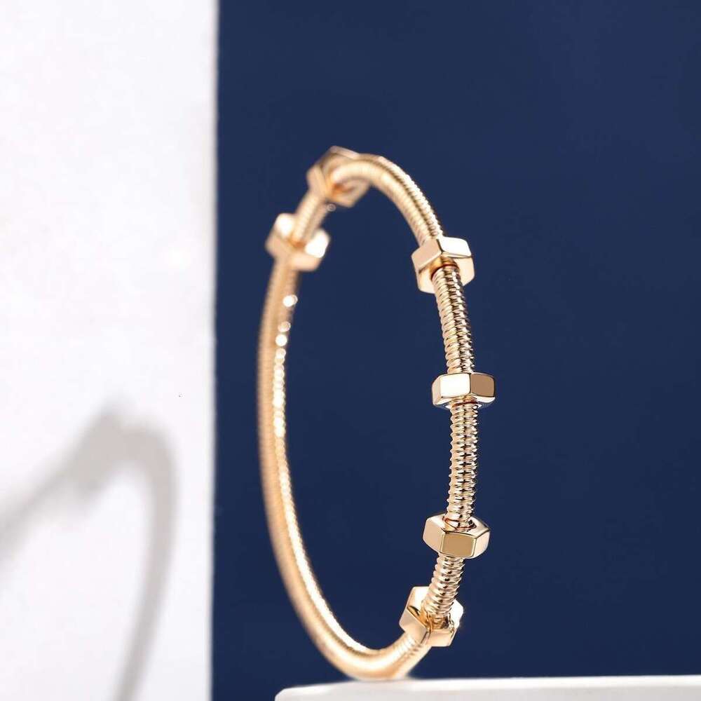 Classic Titanium Steel Screw Bracelet Couple's Hexagon Bracelet Fashion Designer Bracelet